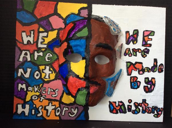 We are made by history art work