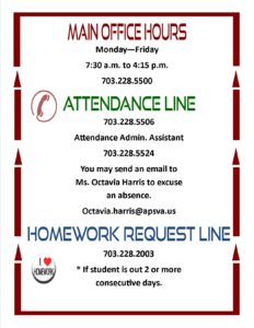 Office Hours, Attendance, Homework Request