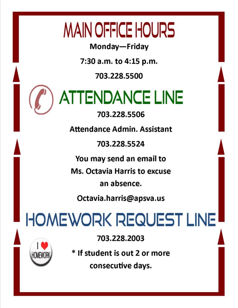 student assignment office hours
