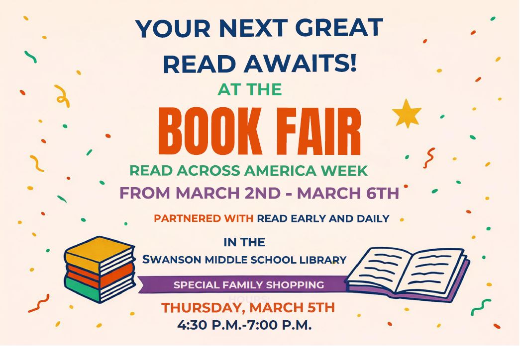 Swanson Book Fair March 2nd-6th!