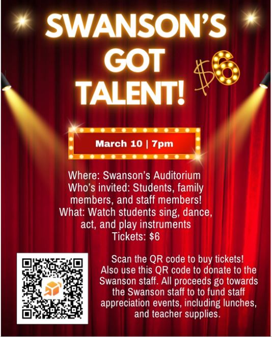 Swanson's Got Talent Poster